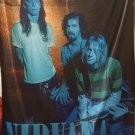 NIRVANA Band 1 FLAG CLOTH POSTER WALL TAPESTRY BANNER CD Grunge