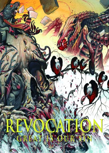 REVOCATION Great is our Sin FLAG CLOTH POSTER WALL TAPESTRY BANNER CD Thrash Metal