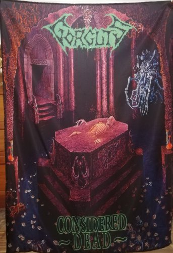 GORGUTS Considered Dead FLAG CLOTH POSTER WALL TAPESTRY BANNER CD Death Metal