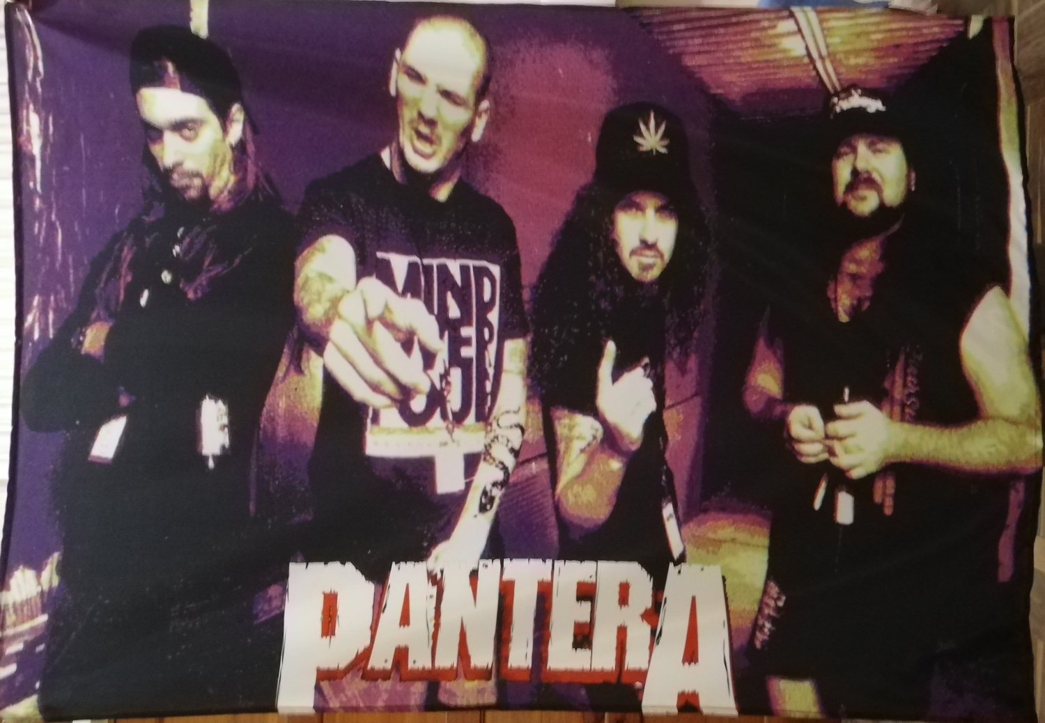 PANTERA Band FLAG CLOTH POSTER WALL TAPESTRY BANNER CD Thrash Metal