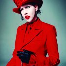 MARILYN MANSON Photo 2 FLAG CLOTH POSTER WALL TAPESTRY BANNER Industrial Metal