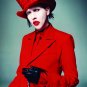 MARILYN MANSON Photo 2 FLAG CLOTH POSTER WALL TAPESTRY BANNER Industrial Metal