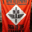 MANOWAR Sign of the Hammer FLAG CLOTH POSTER WALL TAPESTRY BANNER Power Metal