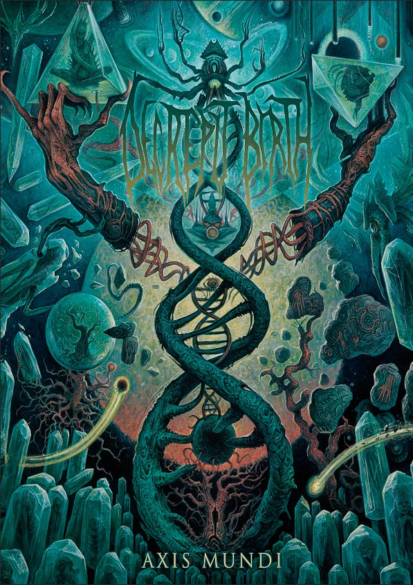DECREPIT BIRTH Axis Mundi FLAG CLOTH POSTER Death Metal