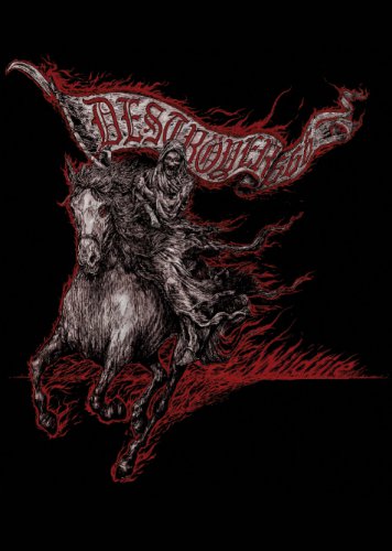 DESTROYER 666 Wildfire FLAG CLOTH POSTER Black Metal