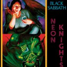 BLACK SABBATH Neon Knights FLAG CLOTH POSTER WALL TAPESTRY BANNER CD LP Ozzy