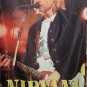 NIRVANA Kurt Cobain singing FLAG CLOTH POSTER WALL TAPESTRY BANNER CD Grunge