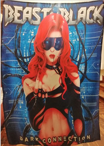 BEAST IN BLACK Dark Connection FLAG CLOTH POSTER Power Metal