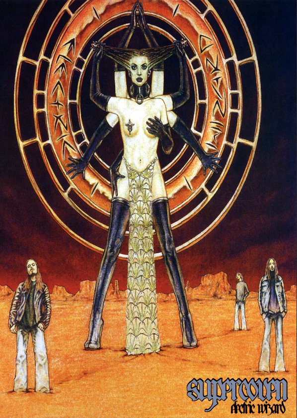 ELECTRIC WIZARD Supercoven FLAG CLOTH POSTER Doom Metal