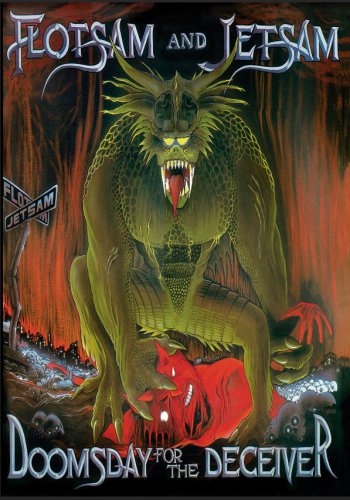 FLOTSAM AND JETSAM Doomsday for the Deceiver FLAG CLOTH POSTER THRASH METAL