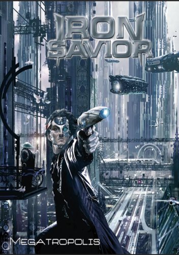 IRON SAVIOR Megatropolis FLAG CLOTH POSTER CD Power Metal
