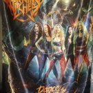 BURNING WITCHES Dance with the Devil FLAG CLOTH POSTER HEAVY METAL