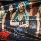 BURNING WITCHES Band 1 FLAG CLOTH POSTER HEAVY METAL