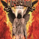 GIRLSCHOOL Guilty as Sin FLAG CLOTH POSTER CD HEAVY METAL