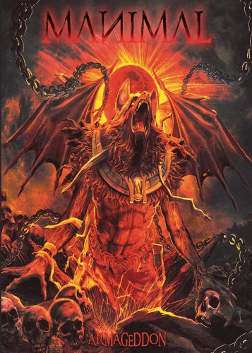 MANIMAL Armageddon 2 FLAG CLOTH POSTER BANNER CD Death Metal