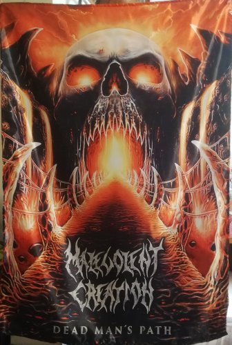 MALEVOLENT CREATION Dead Man's Path FLAG CLOTH POSTER Death Metal