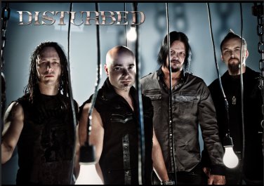 DISTURBED Band 1 FLAG CLOTH POSTER BANNER CD