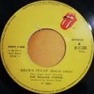 ROLLING STONES Brown Sugar / Bitch 7” 45rpm from PERU Rock Jagger