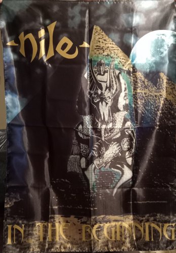 NILE In The Beginning FLAG CLOTH POSTER TAPESTRY BANNER CD BRUTAL DEATH METAL