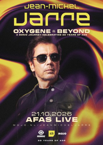 JEAN-MICHEL JARRE Afas Live TOUR 2026 Netherlands FLAG CLOTH POSTER Electronica