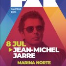 JEAN-MICHEL JARRE Marina Norte FAR Valencia TOUR 2026 Spain FLAG CLOTH POSTER