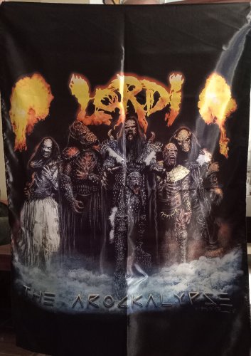 LORDI The Arockalypses FLAG BANNER CLOTH POSTER TAPESTRY CD Glam Metal
