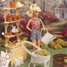Fashion Doll Size Gardening Set Plastic Canvas Pattern
