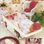 Barbie Doll Bathtub with Roses and Bathmat Plastic Canvas Pattern