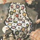 Annies Attic, Granny`s Lace Crochet Afghan or Tablecloth Pattern