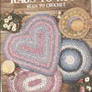 Leisure Arts Rags to Rugs Crochet Pattern, Leaflet 1186