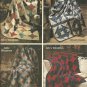 Leisure Arts 2431, Quilt Afghans Crochet Patterns