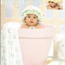 Leisure Arts Crochet, Pretty Posies 2 Bonnets and 8 Afghan patterns