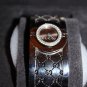 RARE Gucci Women's YA112413 Twirl Medium Bangle White Diamond Bezel Watch