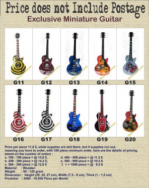 miniatur guitar