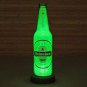 Heineken Beer 12 oz Night Light Table Lamp Green Crystal Glow Bar Man Cave Sign