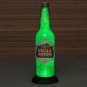 Stella Artois Beer Bottle Lamp Itay 24oz.LED Light Bar Man Cave Emerald Glow