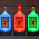 Fireball Cinnamon Whiskey 1.75 Liter Remote Controlled LED Bottle Lamp Color Changing Bar Light