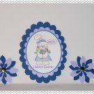 Happy Easter Bunny w/Flowers-3pc set