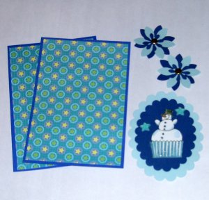 Snowman Cupcake-5pc set