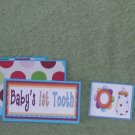 Baby's lst Tooth-Boy-5pc Mat Set