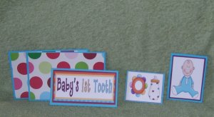Baby's lst Tooth-Boy-5pc Mat Set