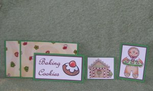 Baking Cookies-5pc Mat Set