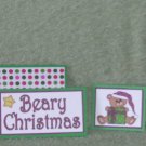 Beary Christmas-Bear w/tree-5pc Mat Set