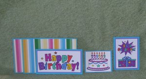 Happy Birthday-5pc Mat Set