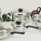World's Finest 7-Ply 9-Element Steam Control 17pc Surgical Stainless Steel Waterless Cookware Set