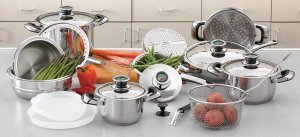 KTSS22 - Chefs Secret 22pc 9 Element Super Set with Stainless Steel.