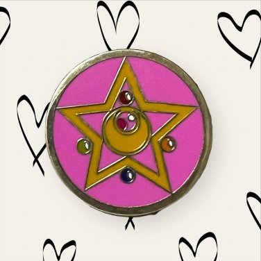 Sailor Moon Enamel Pin (Moon Prism)
