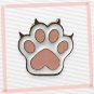 White + Pink Cat Paw Enamel Pin
