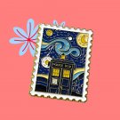 TardisXVan Gogh Starry Night Enamel Pin