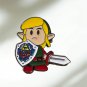 Legend of Zelda Enamel Pin (Link with Shield)